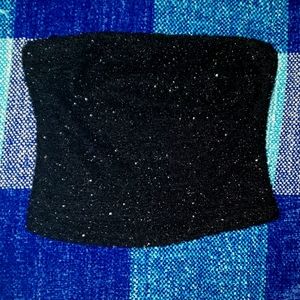 Glitter tube top